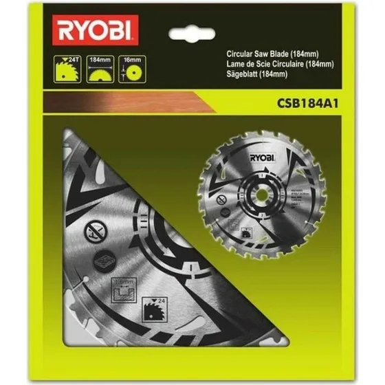 Ryobi CSB184A1 184 mm Rundsavskive, 24 TCT tænder