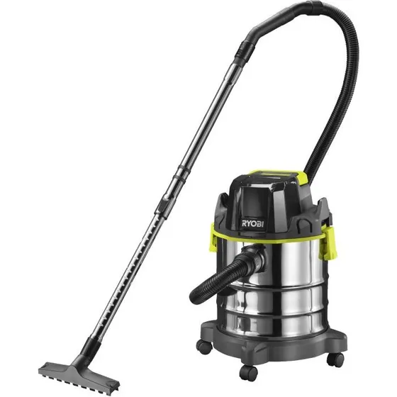 Ryobi R18WDV-0 18V ONE+ Våd/Tør Støvsuger, 18 L, Sort/Grøn