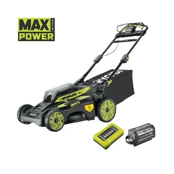 Ryobi 36V Plæneklipper Kulfri RY36LMX51A-160 med Selvkørende