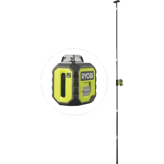 Ryobi RB360GLL-K Grøn Linjelaser med Teleskopstang
