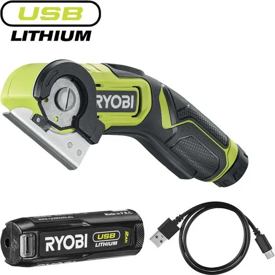 Ryobi RCT4-120G 4V Universalsaks med 2,0 Ah Batteri