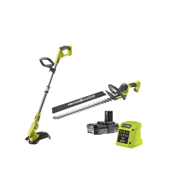 Ryobi ONE+ Havekombikit RY18LT18HTA-120 18V 2.0Ah