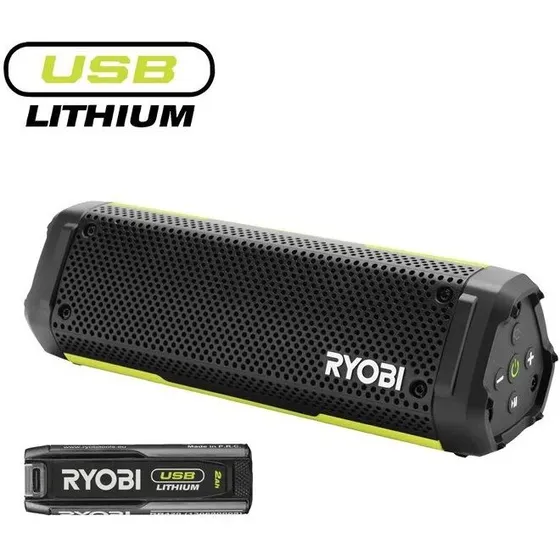 Ryobi 4V USB Lithium Bluetooth Højttaler RS4-120G