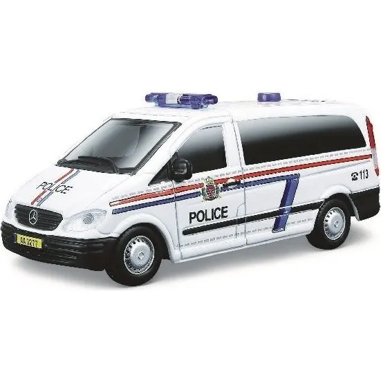 Bburago Police Mercedes-Benz Vito 1:50