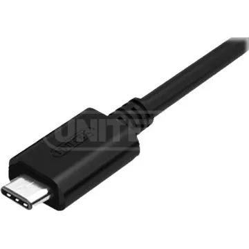 Unitek USB-C kabel 1 m Sort