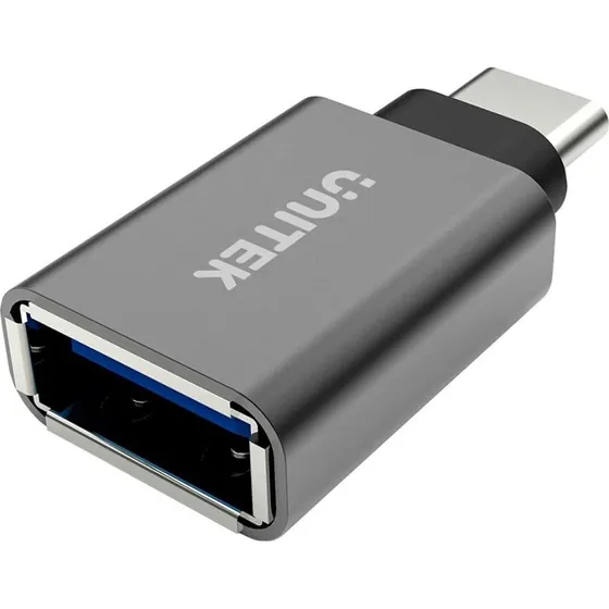 Unitek Y-A025CGY USB-C til USB-A adapter, grå
