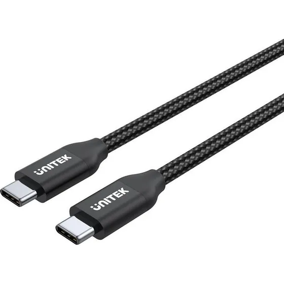 Unitek USB-C kabel 2 m, sort, Power Delivery