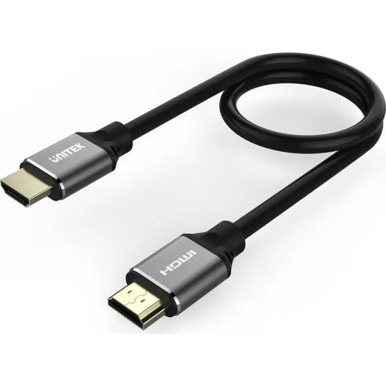 Unitek C137W HDMI-kabel 1,5 m HDMI 2.1, sort