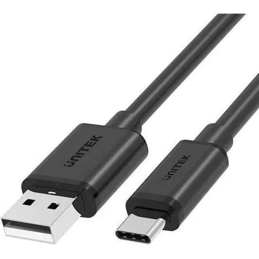 Unitek USB-C kabel 1,5 m USB-A til USB-C, sort