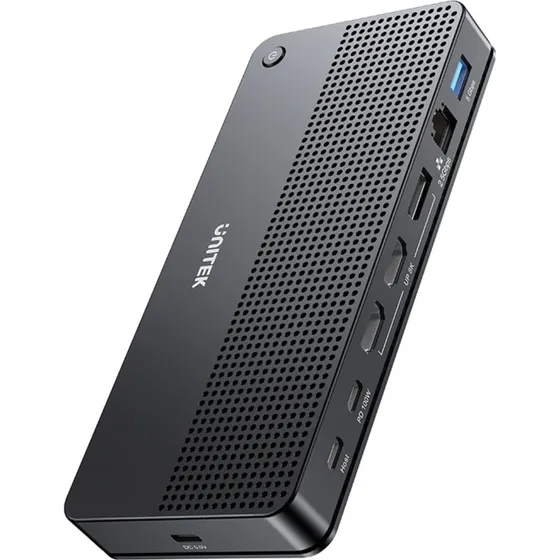 Unitek D1104A01 USB-C Dockingstation med HDMI, DP, 100W