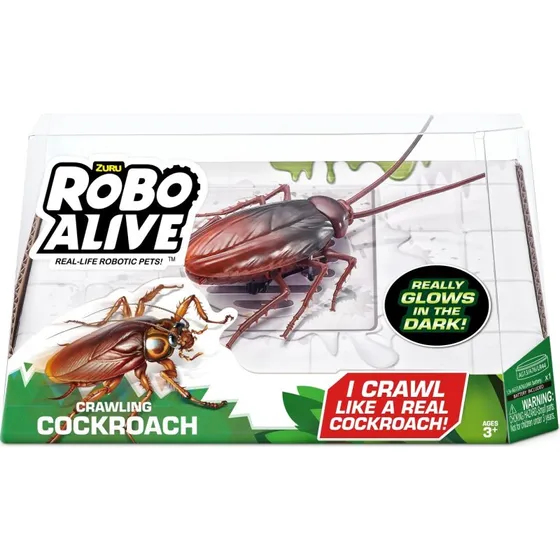Zuru Robo Alive - Cockroach S2, Glød i mørket