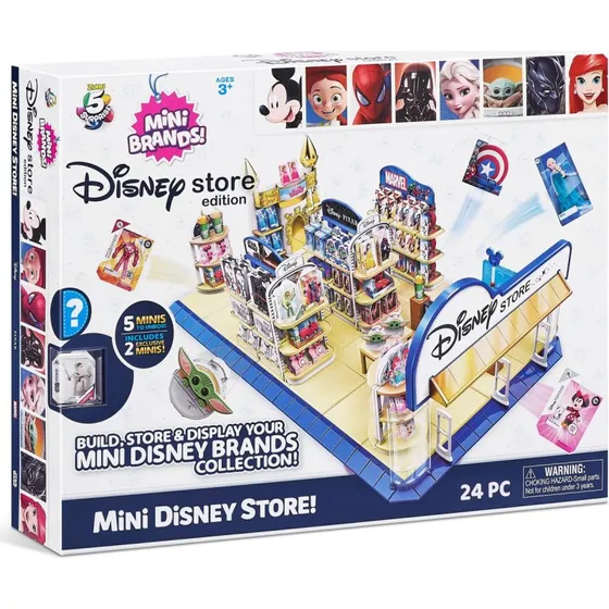 Zuru 5 Surprise Mini Brands Disney Mini-Butik, 24 stk