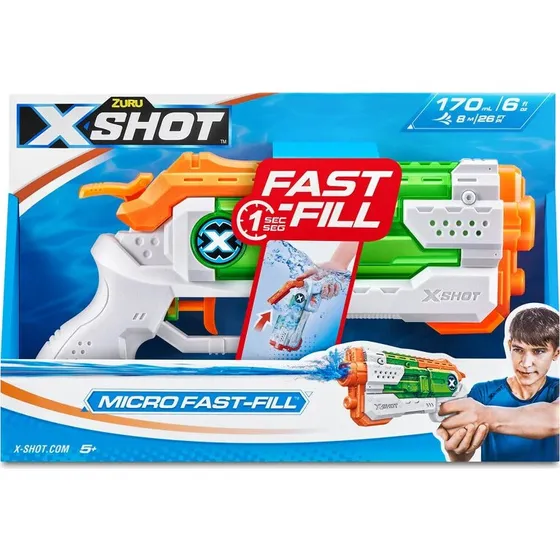Zuru X-Shot Micro Fast-Fill Vandpistol 170 ml