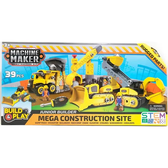 Machine Maker Byggeplads Sæt (39 dele)