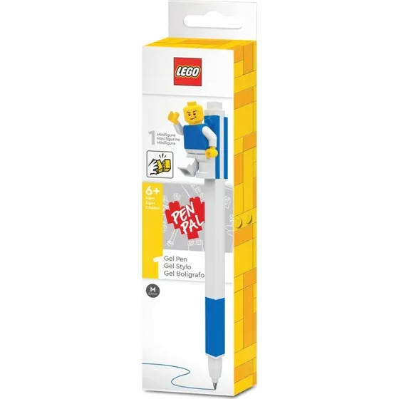 LEGO Gelpen, blå, 1 stk i box med minifigur