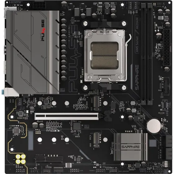 Sapphire PULSE A620AM AM5 mATX bundkort med DDR5