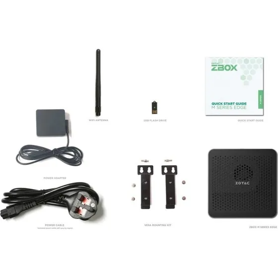 ZOTAC ZBOX MI668 i7-1360P Mini PC, 0,64 l, sort