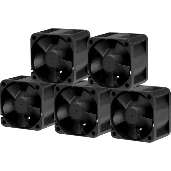 Arctic S4028-6K 5-pack 40mm Sort Kabinet Køler
