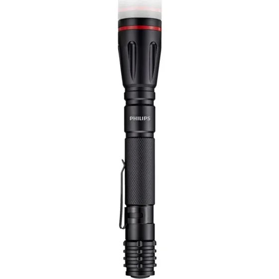 Philips SFL1001P/10 LED-lommelygte, sort, 160 lm, 65 m