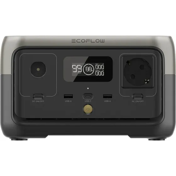 EcoFlow River 2 256Wh Power Station med 600W