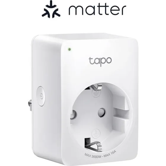 TP-Link Tapo P110M Mini Smart Wi-Fi-stik, hvid, energiovervågning