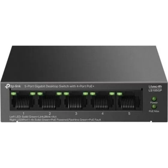 TP-Link LS105GP 5-port Gigabit PoE+ Switch