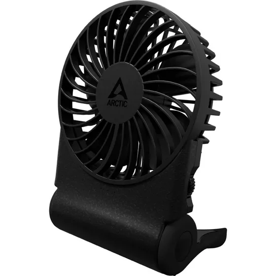 Arctic Summair 2Go Håndholdt Ventilator, USB-C, Op til 77 Timer, Sort