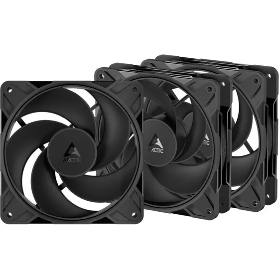 Arctic P12 Pro Reverse 3-pack 120mm PWM Sort