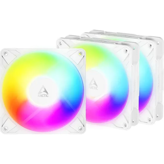 Arctic P12 Pro Reverse A-RGB 120mm Hvid 3-Pack