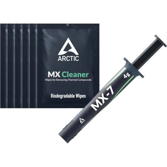 Arctic MX-7 Kølepasta 4g med 6x MX Cleaner
