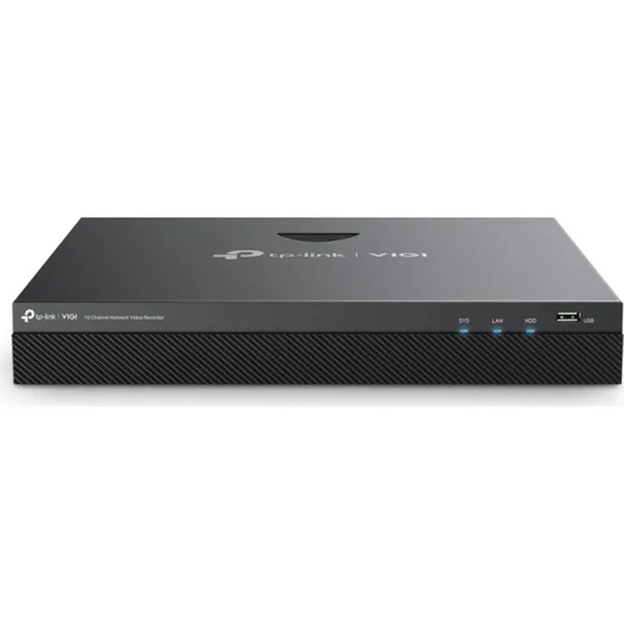 TP-Link VIGI NVR2016H 16-kanal 4K netværksvideooptager, sort