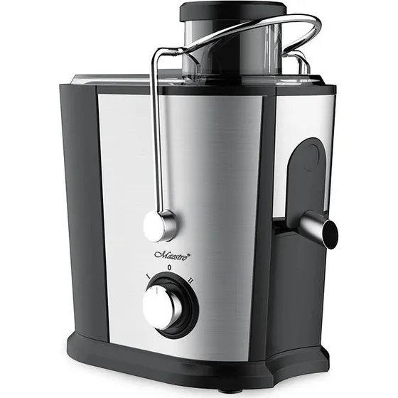 Maestro MR-802 Juicer 700 W, Sort/Sølv