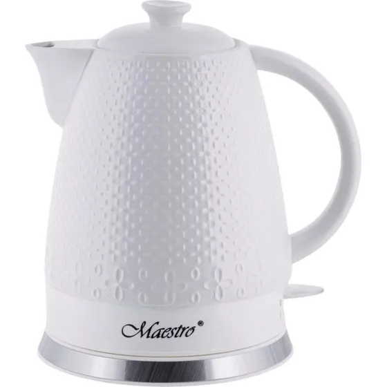 Maestro MR-073 Elkedel 1,5 l, 1.500 W, hvid keramik