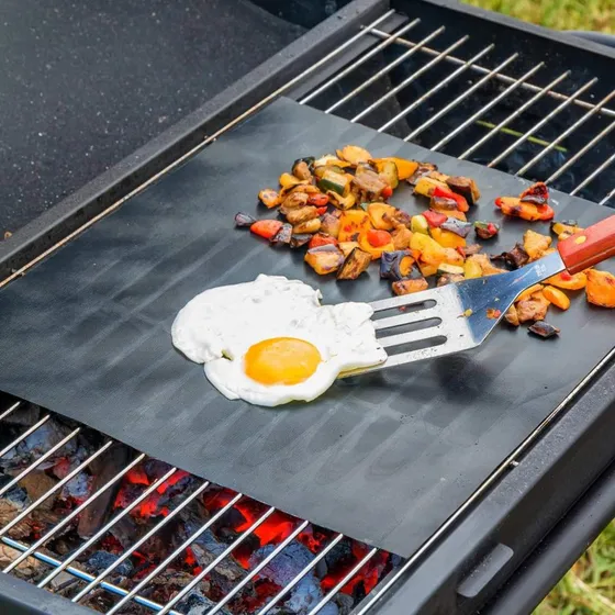 InnovaGoods 2x Grillmåtter – Genbrugelige & Opvaskemaskinevenlige