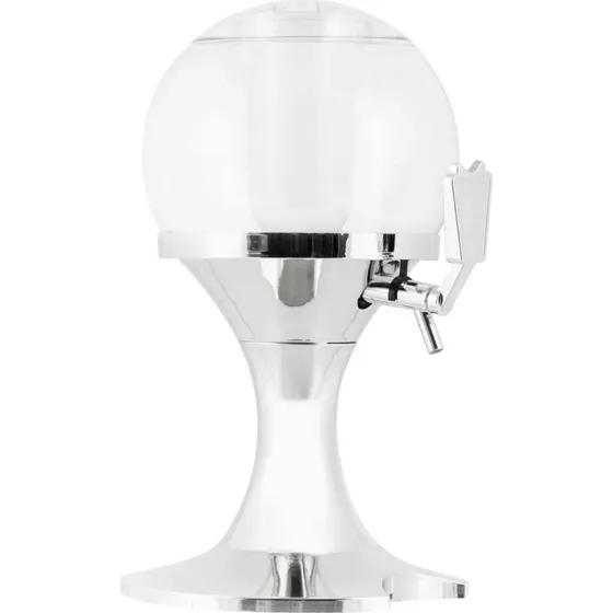 InnovaGoods Øl-køledispenser Ball 3,5 L - gennemsigtig/sølv