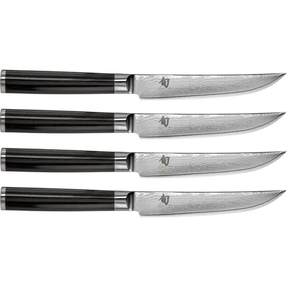 Kai Shun Classic Series Steakkniv, 4 stk, 12 cm, sort