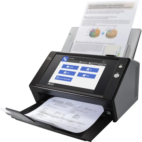 Ricoh N7100E Dokumentscanner, 600 dpi, Duplex, ADF 50 ark