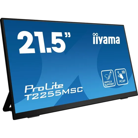 iiyama ProLite T2255MSC-B1 21,5" Full HD IPS Touchskærm, sort