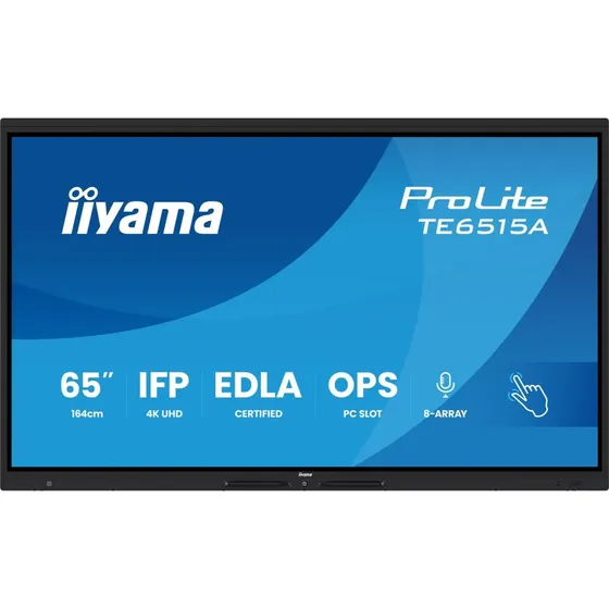 iiyama ProLite TE6515A-B1AG 65" 4K Interaktiv Skærm
