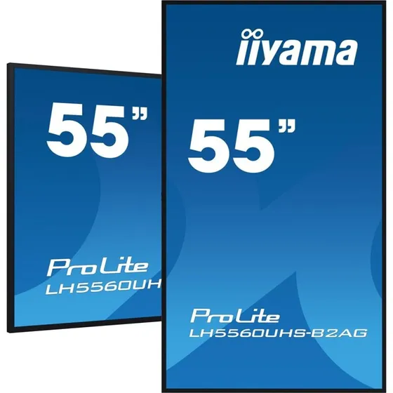 iiyama ProLite LH5560UHS-B2AG 55" 4K Digital Skærm til Skilte, Android 11, 500 cd/m²