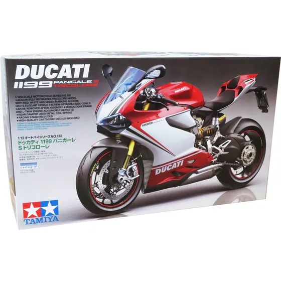 Tamiya Ducati 1199 Panigale S Tricolore 1:12 Byggesæt