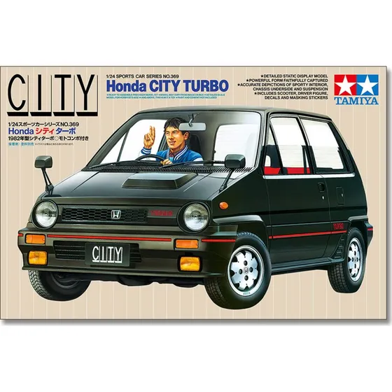 Tamiya Honda City Turbo 1:24 Byggesæt