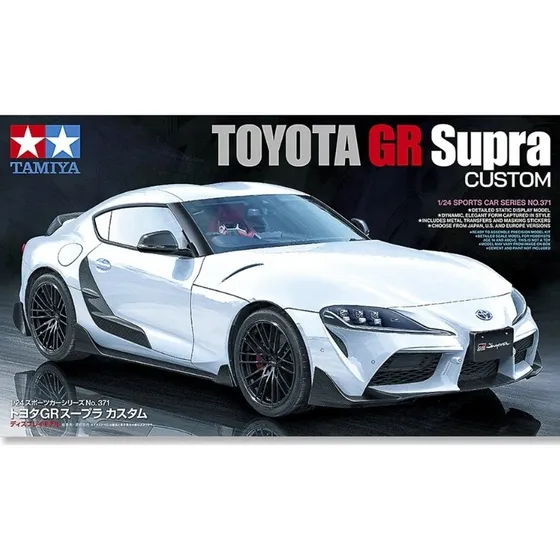 Tamiya 1/24 Toyota GR Supra Custom Modelbil Byggesæt