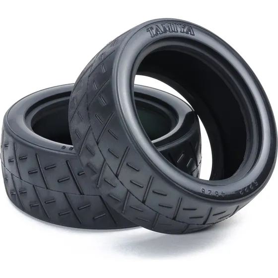 Tamiya 50810 Semi-Slick Racing Dæk til TA01/TA02/TA03/TT01/TT02/TL01/TB01
