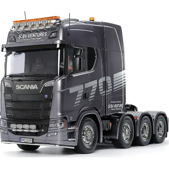 Tamiya RC Scania 770S 8x4/4 Gun Metal 1:14 Byggesæt