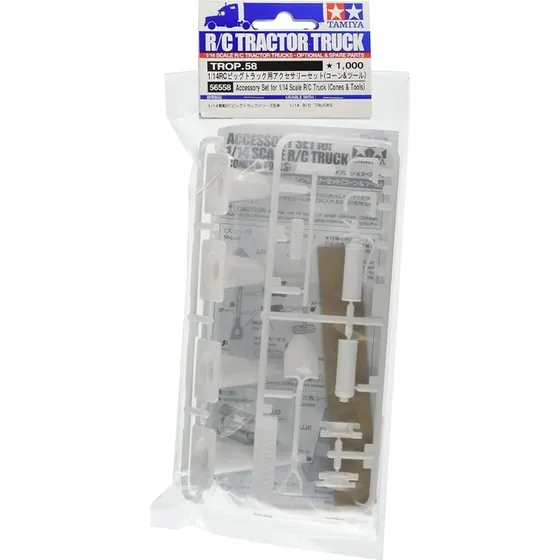 Tamiya 56558 Kegler & Værktøj til RC Truck 1:14