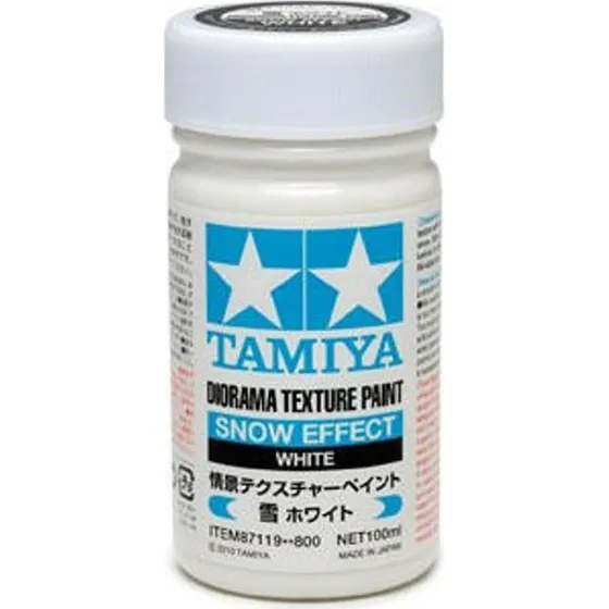Tamiya Diorama Texture Paint Snow Hvid 100 ml