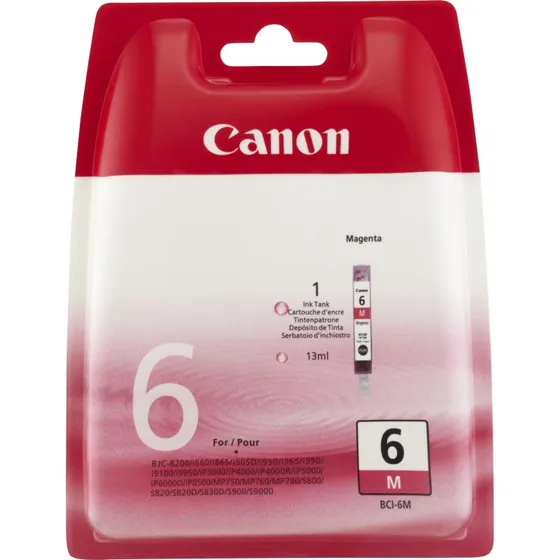 Canon BCI-6M Magenta 430 sider, 4707A002