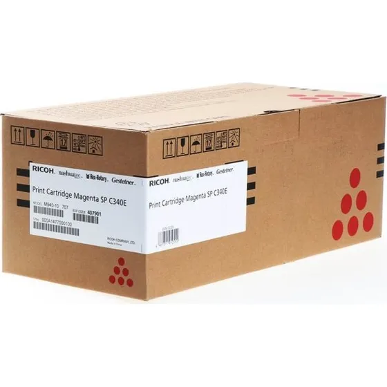Ricoh Toner 407901 Magenta, 5000 sider