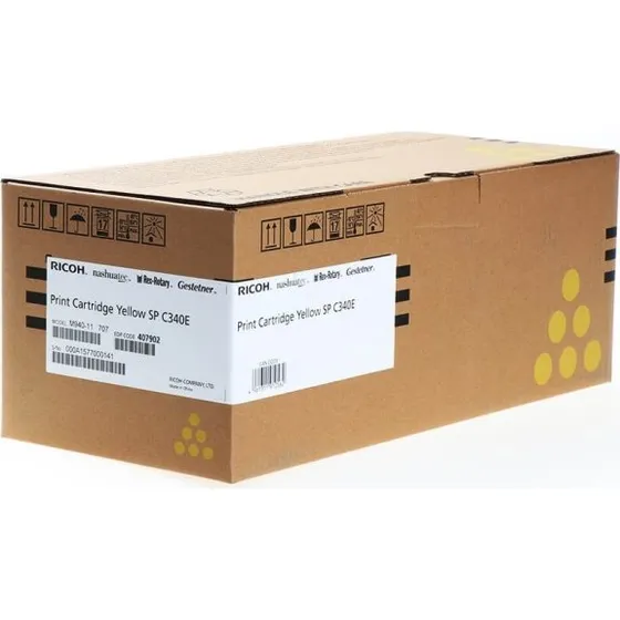 Ricoh SP C340E Gul Toner 407902, 5000 sider